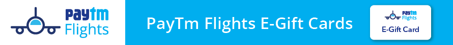 paytm flights gift card