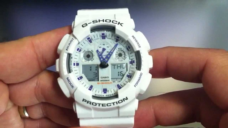 G-Shock GA100A-7A Sport Watch