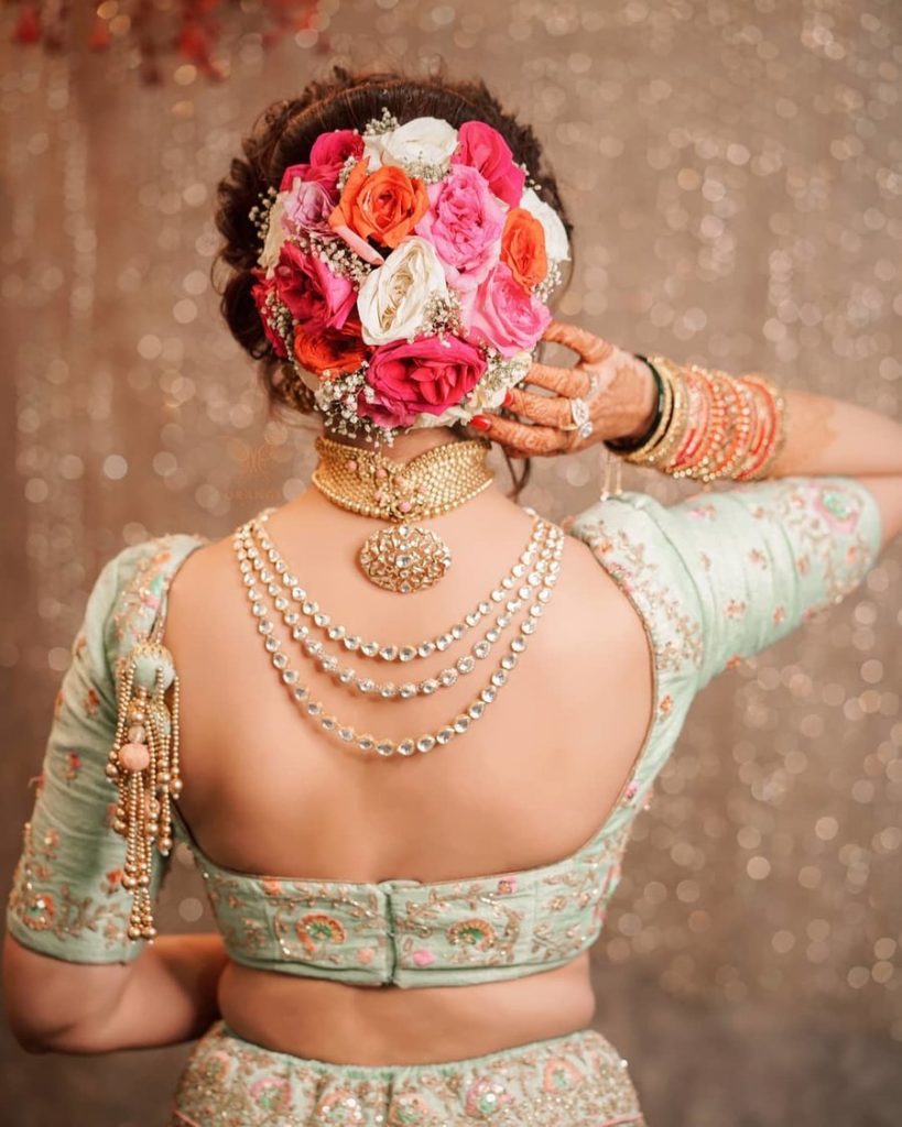 Indian Bridal Bun