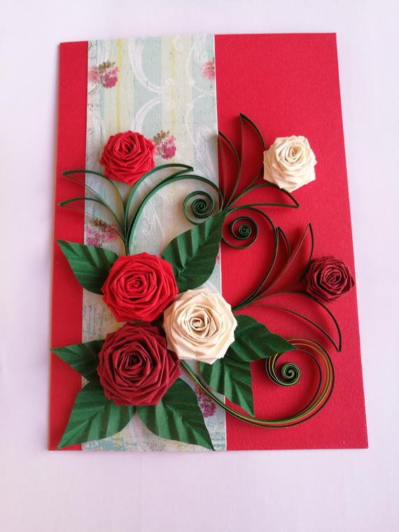 Handmade card Rose day Gift Ideas