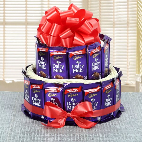 Chocolate Tower- Chocolate Day Gift Ideas