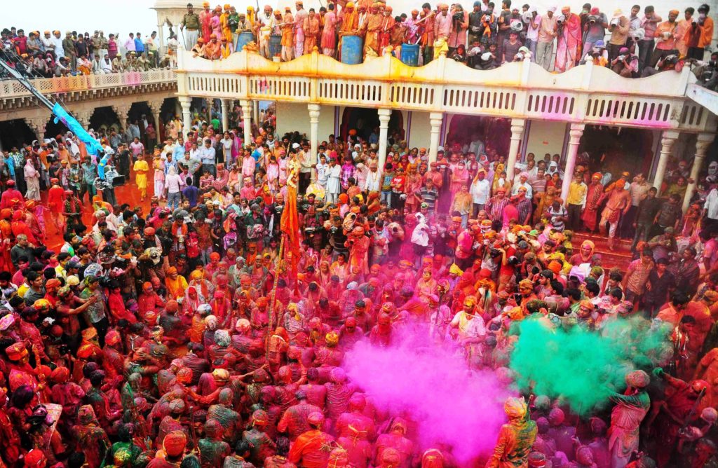 Mathura Holi