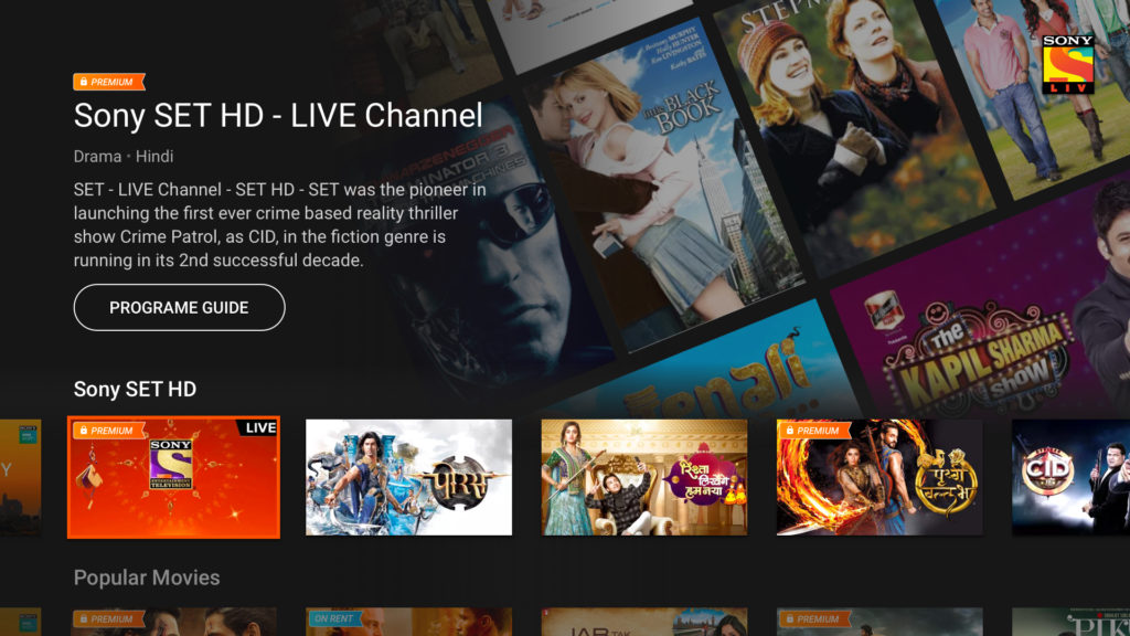 Sony LIV Video Streaming Apps