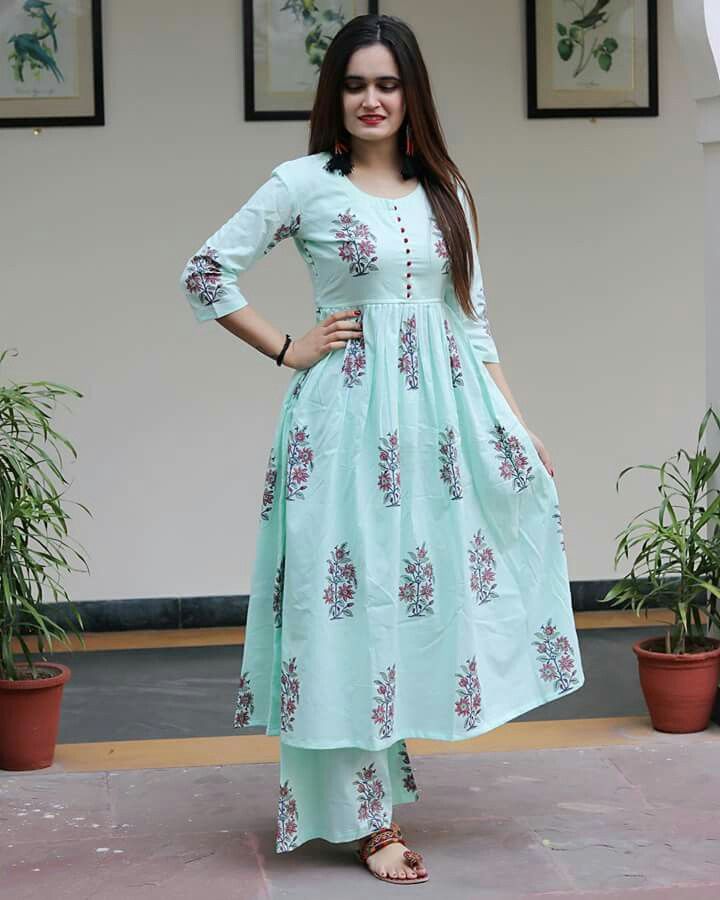 Buy Trend India Collection TIC Women Salwar Kameez & Dupatta, Indian  Wedding Designer Gift Dress, Diwali Special Printed Anarkali Kurta Pant  Dupatta (Size-M, Light Pink) at Amazon.in