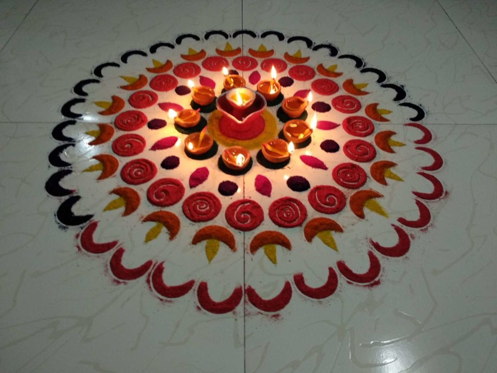 modern rangoli pictures images