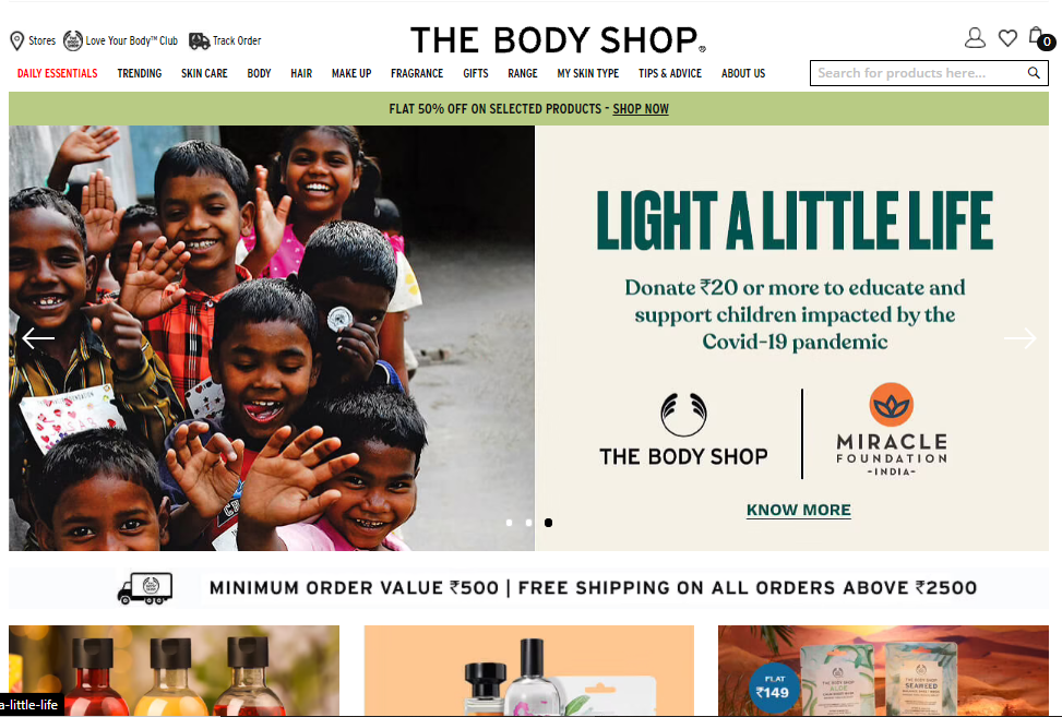 the body shop products