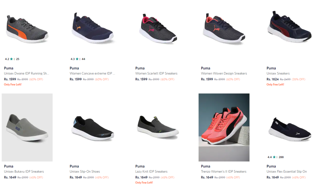 Puma shoes for women