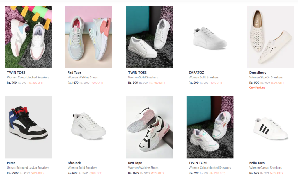 White shoes for women