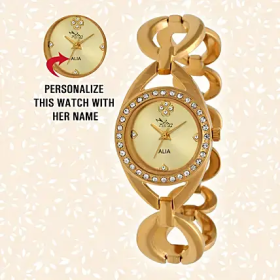 Hot Offer: Graceful Golden Watch With Name @ 39% OFF