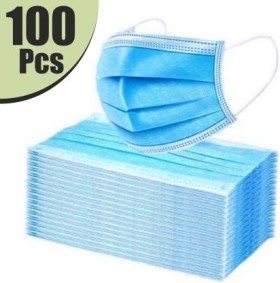 Get 75% OFF On 100 Piece Blue Washable Reusable Mask