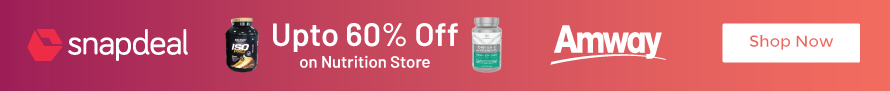 Get Flat Upto 60% Off on Nutrition Store at Snapdeal